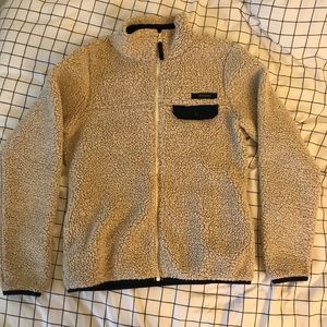 Columbia Teddy Fuzzy Zip-up Jacket Size Medium